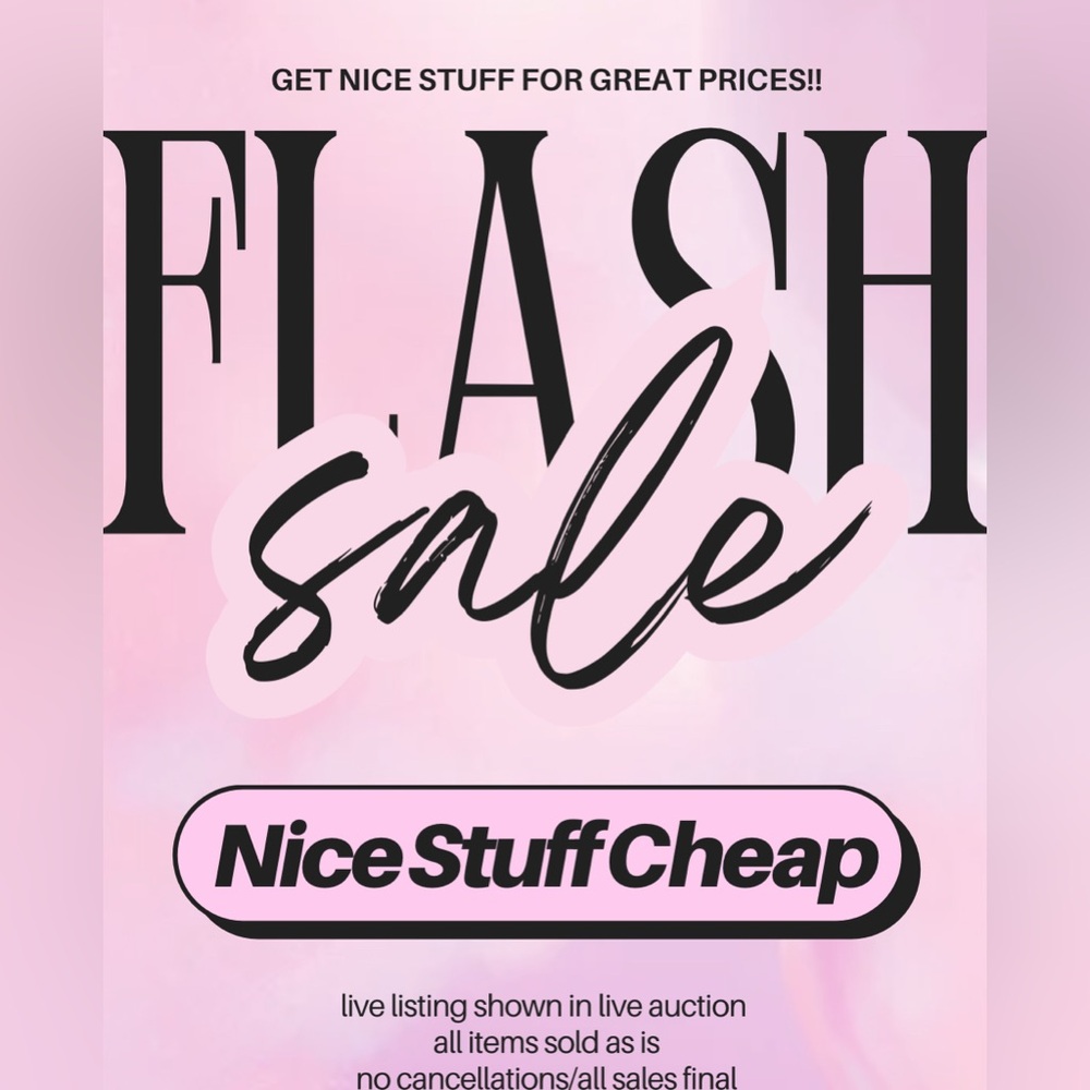 Flash Sale Live Listing AS IS FINAL SALE NO CANCELLATIONS - Picture 1 of 1